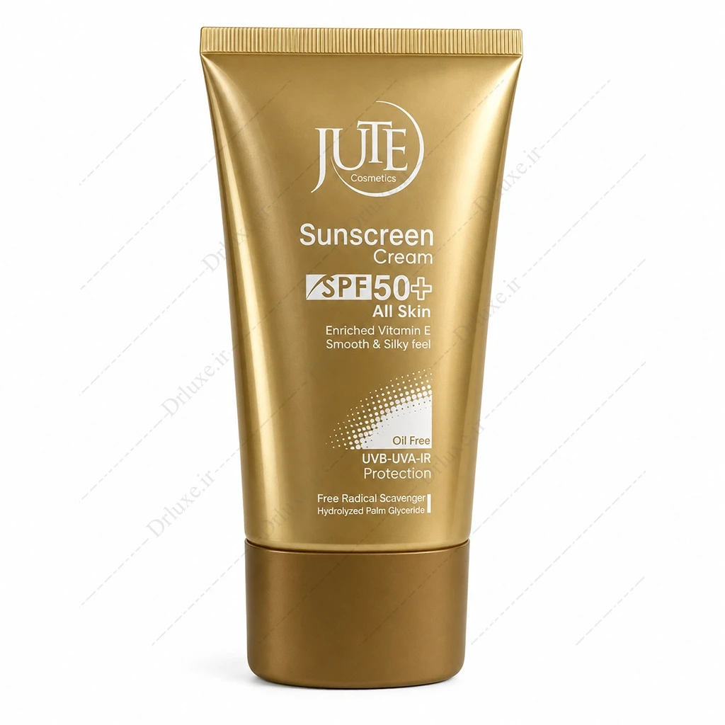 کرم ضد آفتاب SPF50 بژ روشن انواع پوست ژوت 40 میلی‌لیتر